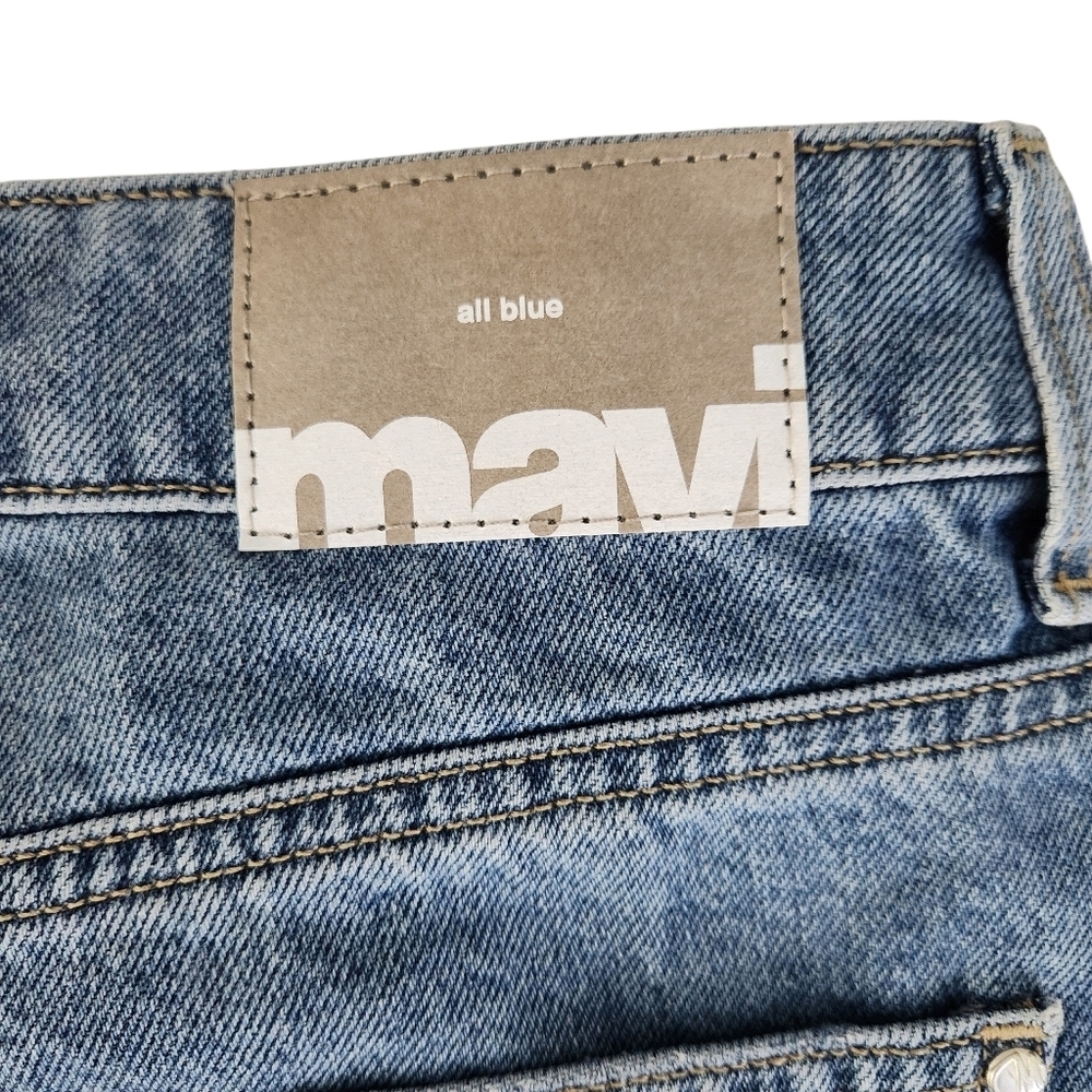 MAVI Blue High-Rise Wide Leg Organic Cotton Jeans 25 waist - Picture 5 of 15